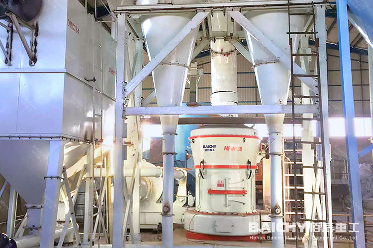 時產10-15噸白云石磨粉生產線