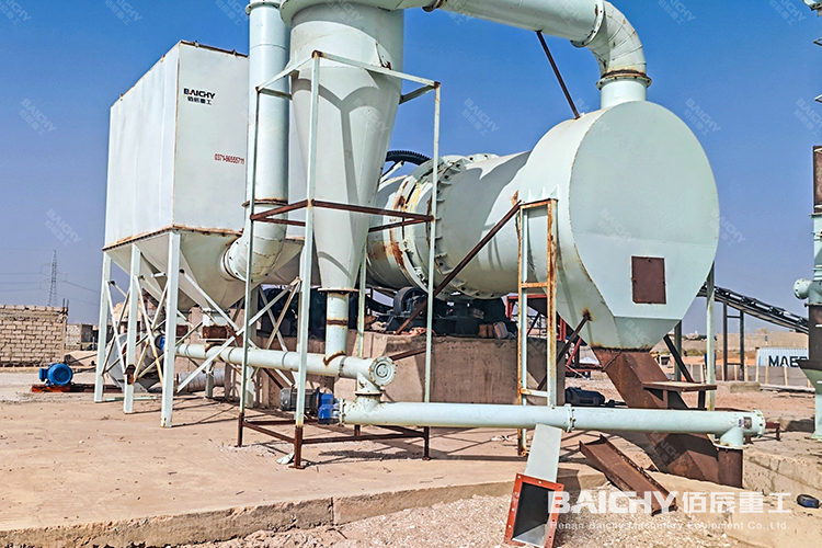 時產8-10噸石膏磨粉生產線