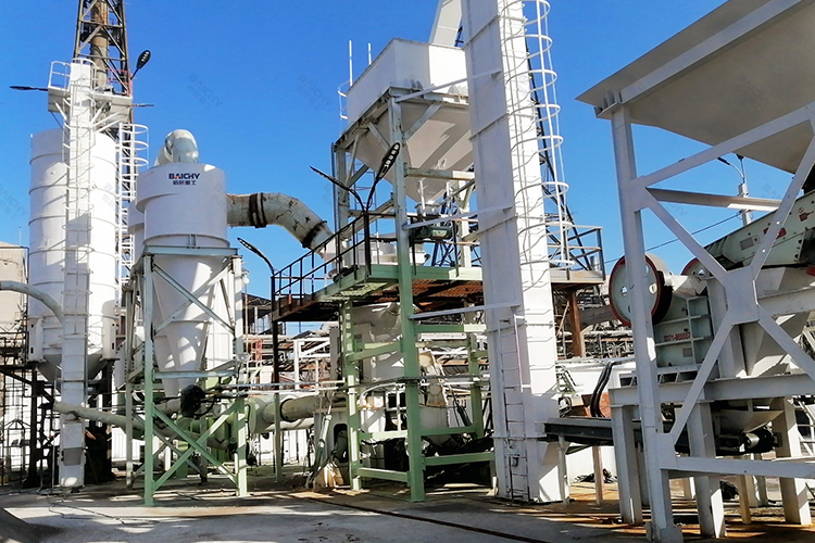 時產5-8噸礦渣磨粉生產線