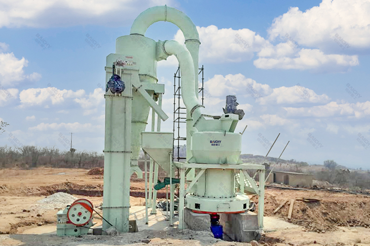 時產2-3噸石灰石磨粉生產線