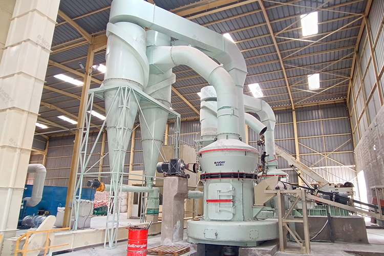 時產15-20噸石膏磨粉生產線